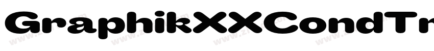 GraphikXXCondTrial L字体转换